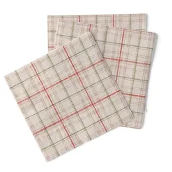 Tissue Serviette Bente, 33 x 33 cm, 100 Stück - Mank - Linien Striche Streifen