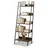 Relaxdays Standregal 170 x 60 x 30 cm Braun/Schwarz