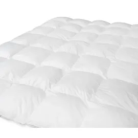 Künsemüller Exclusiv Faserbettdecke extrawarm 200 x 200 cm Daunen-Feeling durch modernste Fasertechnologie - Weiß