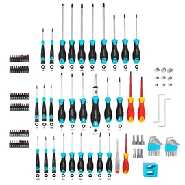 Cecotec Hardgyro 1260 Schraubendreher-Set 126-tlg. Silber