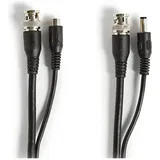 Nedis CCTV Kabel BNC/DC RG59 20 m Schwarz