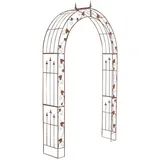 deluke Rosenbogen Lübeck 146 x 35,5 x 247,5 cm Antik-Braun