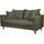 Home Affaire 2-Sitzer HOME AFFAIRE "VEYRAS, hoher Sitzkomfort, Maße B/T/H: 162/84/76 cm", grün, B:162cm H:76cm T:84cm, 100% Polyester, Sofas, mit Wellenunterfederung, incl. Rückenkissen und Zierkissen