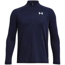 Under Armour Tech 2.0 1/2-Zip langarm Sportshirt Jungen 411 midnight navy/white XL 160-170 cm