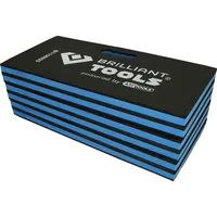 BRILLIANT TOOLS Faltbare Mechaniker-Schutzmatte, 1200 x 400 x 23 mm