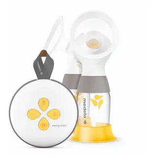 Medela Swing Maxi elektrische Doppelmilchpumpe, Weiß