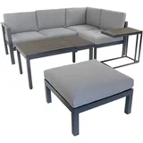 BellaVista Braga Loungeset grau
