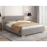 Doppelbett 160x200 PALAIS + Lattenrost, Beige Farbe, MOBELD