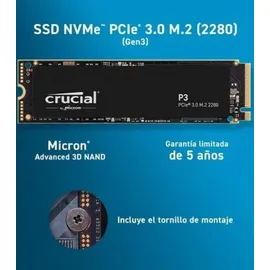 Crucial P3 500 GB M.2