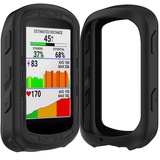 Miimall Kompatibel mit Garmin Edge 840 Hülle/Edge 540 Hülle, Weiches Silikon Hautfreundlich Verschleißfest Kratzfest Stoßfeste Anti-Drop Schutzhülle für Garmin Edge 840/540-Schwarz