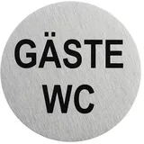 PRO PLUS Türschild Gäste WC Ø 75 mm