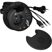Icy Box IB-HUB1430-CR USB 3.2 Gen 1 Multiport Tisch Hub