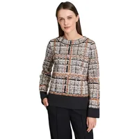 Betty Barclay Strickpullover Damen Strickpullover mit Jacquard (1-tlg) Hotfix
