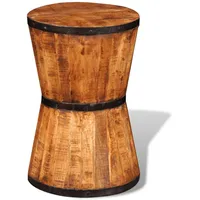 VidaXL Sanduhr-Hocker Mangoholz