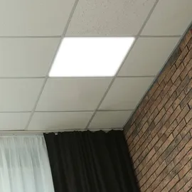 ETC Shop LED Einbaupanel 2er Set quadratisch Aluminium