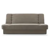 e-meubles Sofa mit Schlaffunktion und Bettkasten, Kippsofa Klappsofa Schlafsofa Clic-Clack Couch für Wohnzimmer Federkern Sofagarnitur Polstersofa - cyprus