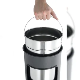 Durable Standaschenbecher silbermetallic