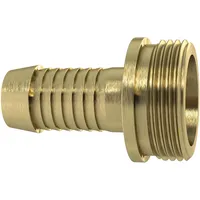 Riegler 1/3 Schlauchverschr. G1x25, flachdicht.schwere Ausfür MS blank