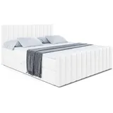 altdecor Edita-Z 160 x 200 cm H3 Weiß Hochglanz