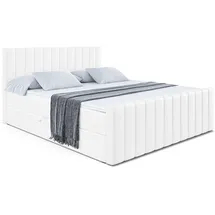 altdecor Edita-Z 160 x 200 cm H3 Weiß Hochglanz