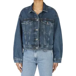 Pepe Jeans für Damen. PL402392EF2 Entspannte Jacke blau (M), Lässig, Baumwolle, Denim
