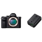 Bundle aus Sony Alpha 7 II | Spiegellose Vollformat-Kamera (24,3 Megapixel, schneller Hybrid-Autofokus, optische 5-Achsen-Bildstabilisierung im Gehäuse) + Sony NP-FW50 W-Serie Lithium Akku