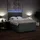 vidaXL Boxspringbett 140 x 200 cm Dunkelgrau