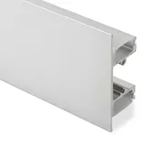 SOTech zweiseitiges LED Profil 41 mit opaler Abdeckung 2000 x 49 x 17 mm Aluminium eloxiert für LED Streifen