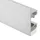 SOTech zweiseitiges LED Profil 41 mit opaler Abdeckung 2000 x 49 x 17 mm Aluminium eloxiert für LED Streifen