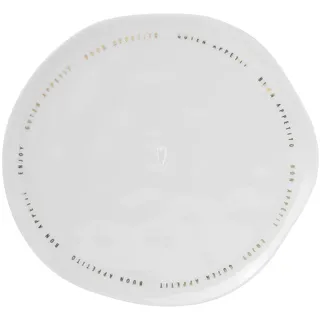 Unbekannt Servierteller groß 'Guten Appetit' - Räder Design