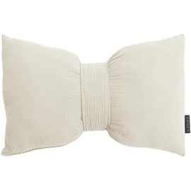 Magma Heimtex Oline Schleifenkissen 30 x 45 cm Creme