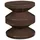 Koopmann International Beistelltisch MESO, Ø 31 cm - Braun - Eisen