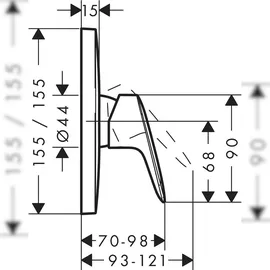 Hansgrohe Logis Unterputz Chrom
