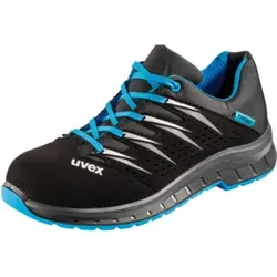 Uvex Halbschuh schwarz/blau uvex 2 trend, S1, EU-Schuhgröße: 42