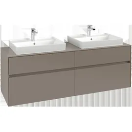 Villeroy & Boch Waschbeckenunterschrank Collaro 4 Auszüge 160 x 54,8 x 50 cm Cashmere Grey