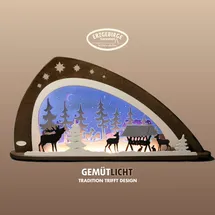 Weigla LED Schwibbogen/Lichterbogen"Waldtiere" Erzgebirge garantiert,