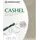 Zweigart Zählstoff CASHEL Precut 28 ct. 3281 Farbe 1399 mini dots braun weiß, Handarbeitsstoff aus 100% Leinen für Stickerei 48x68 cm