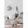 House Nordic Pouf Perth Polyester 43 x 43 cm Hellgrau