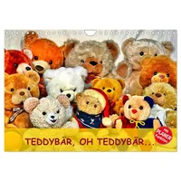 Calvendo TEDDYBÄR, OH TEDDYBÄR... (Wandkalender 2026 DIN A4 quer),