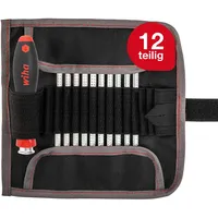 Wiha Schraubendreher mit Wechselklingen Set SYSTEM 4 gemischt Innensechskant 1.3 1.5 2 2.5 3 4 Schlitz 1.5 2.0 2.5 PH000 PH0 11-tlg.