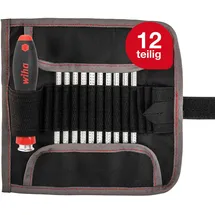 Wiha Schraubendreher mit Wechselklingen Set SYSTEM 4 gemischt Innensechskant 1.3 1.5 2 2.5 3 4 Schlitz 1.5 2.0 2.5 PH000 PH0 11-tlg.