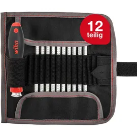Wiha Schraubendreher mit Wechselklingen Set SYSTEM 4 gemischt Innensechskant 1.3 1.5 2 2.5 3 4 Schlitz 1.5 2.0 2.5 PH000 PH0 11-tlg.