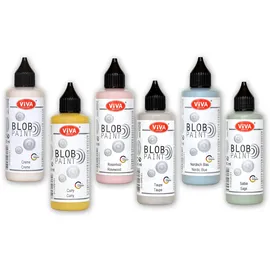 Viva Decor Blob Paint Farbset 6 St. 540 ml Modern Pastel
