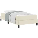 vidaXL Bettrahmen 90 x 200 cm Creme