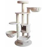 Nobby Kratzbaum FIDA small Cream-leinenoptik 58 x 58 x 141 cm