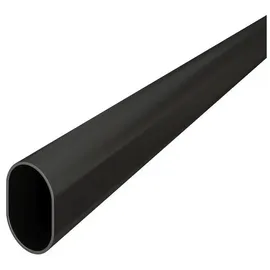MS Beschläge Kleiderstange 1,00 Meter Schwarz