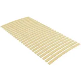 vidaXL Pappelholz Massivholz Lattenrost mit 24 Latten Zusammenklappbar Rolllattenrost Rollrost Bettrost Holzlatten Latten Rost 100x200cm