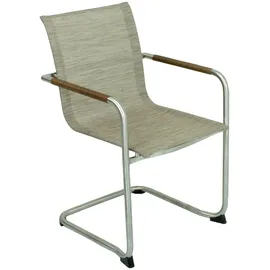 Garden Pleasure Gartensessel 56 x 59 x 85 cm sandbraun 4 Stück
