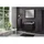 Fackelmann Midischrank 30,2 x 81 x 32 cm Braun/Schwarz