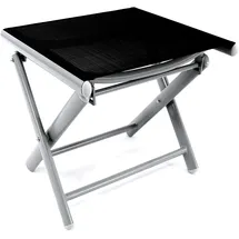 Mojawo Garten Klapphocker 40 x 40 x 45 cm silbergrau/schwarz